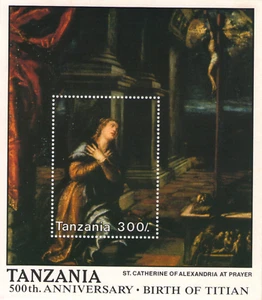 Tanzania - St. Catherine of Alexandria at Paryer - Titian, 1488-1576 - Picture 1 of 1
