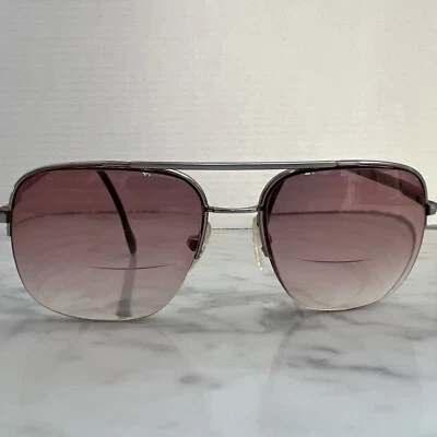 Gafas de sol vintage Sferoflex Ber Del 145 Gunmetal ovaladas piloto Italia monturas solamente Foto 1 de 4