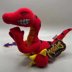 NWT Velocicrapper Series 2 MEANIES Beanie Toy Plush Twisted Idea Factory 1998 - Picture 1 of 4