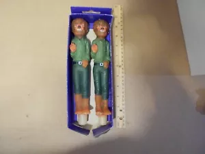 Wolfman 2003 Universal Monsters Wear Wolf 2 Stick CANDLES Horror Wolf Man - Picture 1 of 11