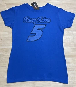 Kasey Kahne #5 NASCAR Racing Damen LARGE Name & Nummer Damen WEICHES T-Shirt neu mit Etikett - Bild 1 von 5