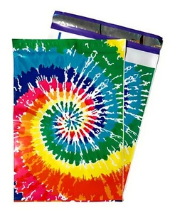 100 10x13 Tie Dye Designer Poly Mailer Shipping Envelope Self-Seal Boutique Bag - Picture 1 of 1