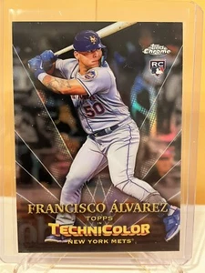 2023 Topps Chrome Francisco Alvarez RC Topps In Technicolor Rookie Card Mets - Picture 1 of 2