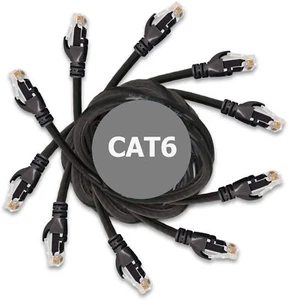 DynaCable Cat6 Ethernet Copper Patch Cord Internet Network Cable NEW - Picture 1 of 5