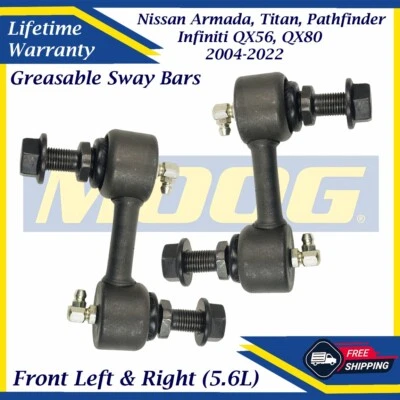 MOOG OEM Front Sway Bars For 2004-2022 Nissan Titan/Armada/Pathfinder, QX56/QX80 - Image 1 of 4