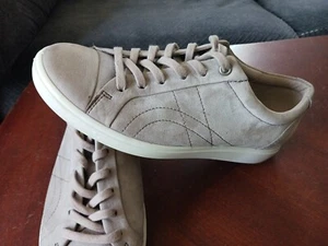 ECCO Soft Shoes Grey Purple Women's Sz EU 37 Flat Sneakers  - Picture 1 of 11