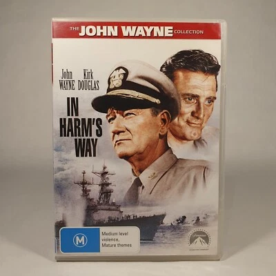 In Harm's Way DVD John Wayne Kirk Douglas Patricia Neal Tom Tryon PAL Region 4 - Image 1 of 3