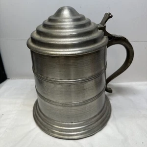 ZINNFARBENER ALTER KRUG GROSSER EISKÜBEL MADE IN ITALY Vintage - Bild 1 von 11