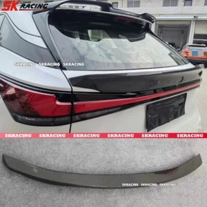 Fits Lexus RX350 RX450 2023-2024 Carbon Fiber Tail Trunk Spoiler Wing Trim 1PCS - Picture 1 of 14