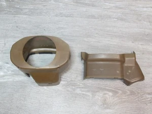 🥇86-88 TOYOTA SUPRA MK3 A/T JUEGO DE 2 CUBIERTAS DE COLUMNA DE DIRECCIÓN MOLDURA MARRÓN OEM - Imagen 1 de 20