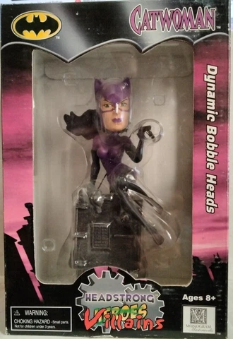DC Catwoman Headstrong Villains Dynamic 9" Bobble Head Figure Cover