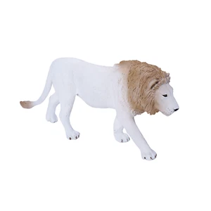Mojo MACHO LEÓN BLANCO Animales salvajes Zoológico Jugar Modelo Figura Juguetes Plástico Jungla - Imagen 1 de 5
