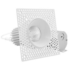 Luxrite 3" Trimless LED Recessed Light 15W 5CCT 2700K-5000K IC Rated ETL