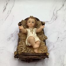 Vintage Florentine Collection Baby Jesus Nativity Manger Made In Italy