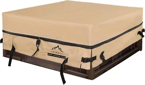 Square Hot Tub Cover Heavy Duty 600D Polyester Waterproof Uv Protection - Picture 1 of 7
