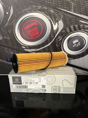 Mercedes-Benz Genuine Engine Oil Filter Fits M654 Diesel Engine NEW A6541801100 - Image 1 of 4