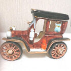 KATO KOGEI Figurine Pottery Classic Car Vintage Brown From JAPAN *Rare*