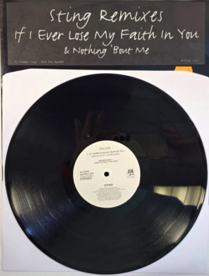 Sting If I Ever Lose My Faith In You  12" Vinyl record 1993 house remixes promo Foto 1 de 4