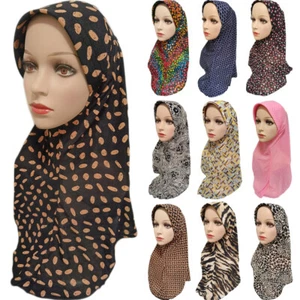 Muslim Women Scarf Hijab Turban Wrap Hat One Piece Amira Headscarf Shawl Islamic - Picture 1 of 62