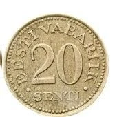 Estonia 1935 20 senti old world coin High Grade #5567 - Image 1 of 2