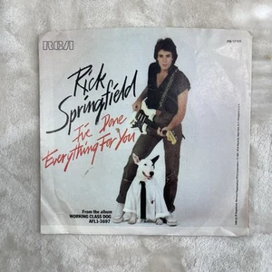RICK SPRINGFIELD I've Done Everything For You POP ROCK 45 7" Vinyl Record - Picture 1 of 4