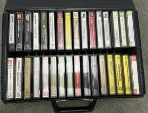 32 Classical Music Cassette Tapes + Holder Vintage Collection Used - Picture 1 of 10