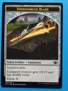 MTG 1x Stoneforged Blade   Germ Token NM Commander 2014 Magic - Picture 1 of 2