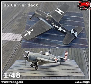 1/48 Redog - Airplane Model Kit Display Base -US Navy WWII carrier deck / Q4 - Picture 1 of 2