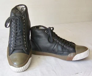 "G-STAR-RAW" Gr.41 Sneakers/Stiefeletten/ Boots Leder schwarz/hoher Gummirand - Bild 1 von 8
