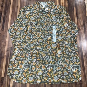 Duluth Free Swingin' Flanell Tunika Blumen Damen XXL EXTRA EXTRA LARGE - Bild 1 von 6