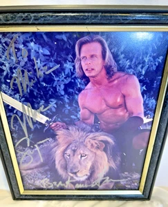 Beast Master Tv Show Hand Signed Photo Marc Singer Far Personalized to Mike - Picture 1 of 5