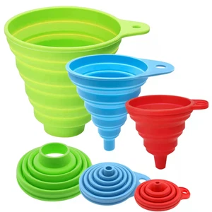 Imbuti in Silicone per Bottiglie Di Riempimento per Uso Cucina, Liquido, Trasfer - Foto 1 di 14