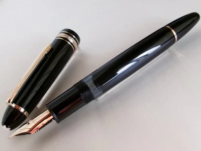 Pluma Estilográfica Montblanc Meisterstuck 146 Le Grand 14K EF Nueva en Caja Años 80 Foto 1 de 4