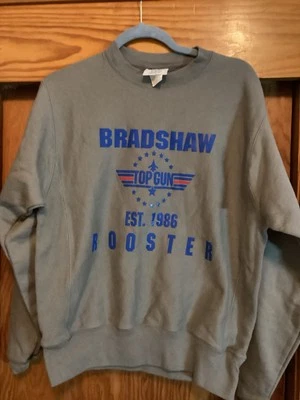 复古 Top Gun Rooster Bradshaw 电影宣传运动衫 S 码 — 第 1/4 张图片