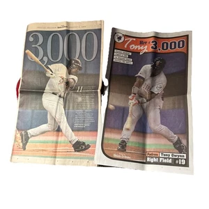 Padres Tony Gwynn 8.8.99 Union Tribune Special Collectible Newspapers 3000 Hits - Bild 1 von 7