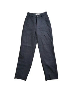 Uniqlo Ines de la Fressange Womens Navy Wool Blend Pants Size 24 - Picture 1 of 10