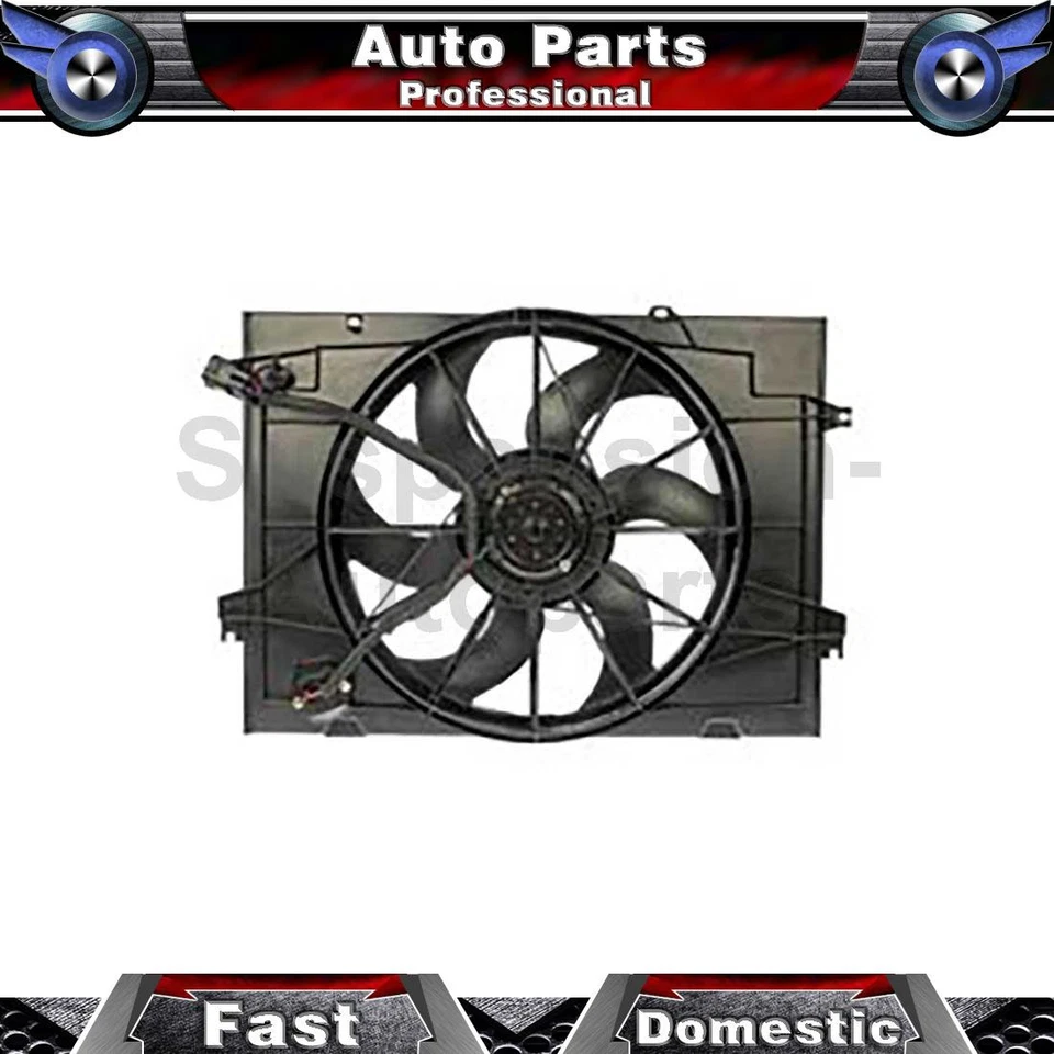 Ventilador de refrigeración del motor Dorman compatible con Hyundai Tucson_SU 2005 2006 2007 2008 2009 Foto 1 de 3
