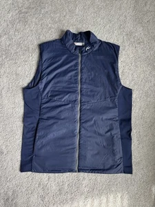 Kjus Radiation Vest Mens XL 54 Blue Performance Lightweight Full Zip Golf - Picture 1 of 4