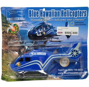 Blue Hawaiian Helicopters Toy Helicopter Eurocopter EC130 ECOstar Nat Geo - Picture 1 of 7