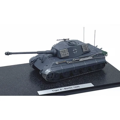 1 Pcs 1:72 WWII German Berlin 1945 Tiger II Tank Alloy Model With Display Base b - Image 1 of 4