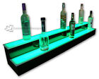 52" 2 Step Tier LED Lighted Shelves Illuminated Liquor Bottle Bar Display Stand