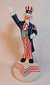 Statua Zio Sam vintage che suona l'inno nazionale circa 12" - Foto 1 di 3