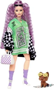 Barbie Extra Doll and Accessories, Extra Fashion Doll with Crimped Lavender Hair - Picture 1 of 6