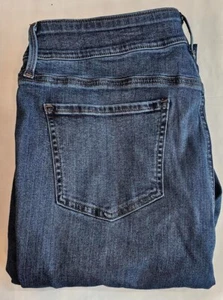 NYDJ Marilyn Straight Lift X Tuck Women’s Size 14T Dark Wash Blue Denim Stretch - Picture 1 of 14