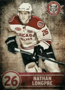 2013-14 Chicago Wolves - NATHAN LONGPRE - Picture 1 of 2