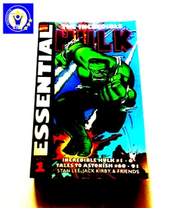 Marvel Comics 2003 "Essential Incredible Hulk #1A" libro de bolsillo comercial - Imagen 1 de 2