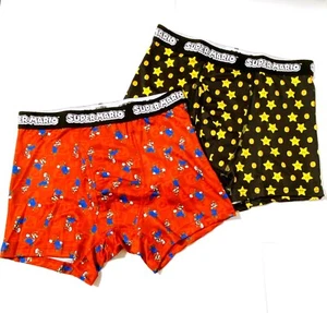 SUPERMARIO MARIO STAR boxer briefs 2pcs Underwear Mens L~LLsize (JPsize) - Picture 1 of 21