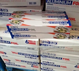 Foglio di alluminio per catering 450 mm foglio di latta cucina confezionamento alimenti 18" - Foto 1 di 3