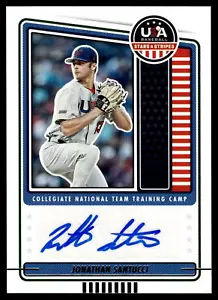 2023 Panini Stars & Stripes JONATHAN SANTUCCI COCHE CNTC-JS - Imagen 1 de 2