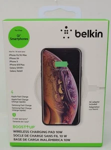 Belkin BOOST UP 10W Fast Wireless Charging Pad for iPhone/Android, Qi Certified - Picture 1 of 5